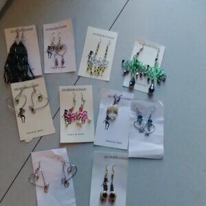 Lot handmade earrings (10)